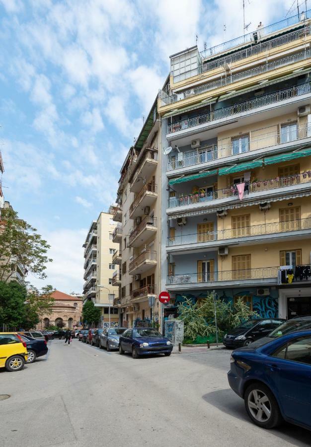 Brand-New Modern Flat In Heart Of City Thessaloniki Buitenkant foto